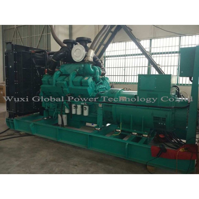 Cummins Diesel Engine Open Diesel Generator KTA38-G2A 12 Cylinder 800KW 1000KVA Water Cooled