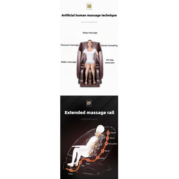 Massage Function  Electric Full Body Spa Treatment Massager Recliner for Salon Furniture