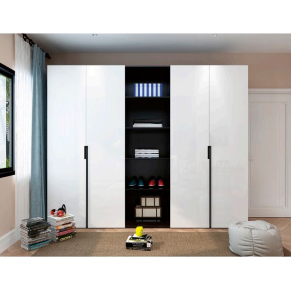 Aluminum Wardrobe Handles Cabinet Door Profile Long Edge Pull Handles