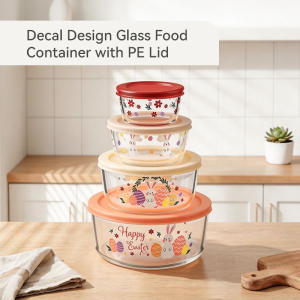 IKOO BPA-free LFGB/FDA Certified Reusable Glass Meal Prep Containers with Simply Lid