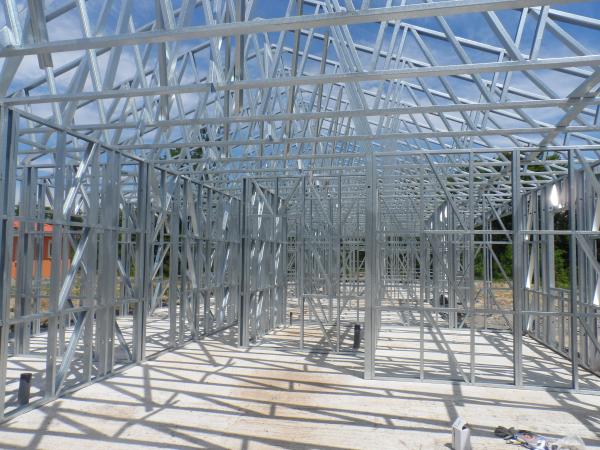 Casas prefabricadas de ignifugación de los equipos de la casa con el edificio prefabricado de la capa a prueba de humedad