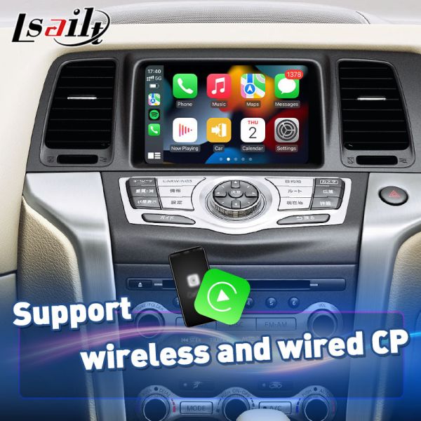 Lsailt Wireless Android Auto Multimedia Carplay Screen for 2008-2014 Nissan Murano Z51