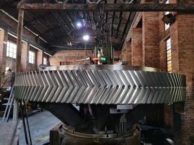 Zero Gap Alloy Steel Double Herringbone Gears Left Hand And Right Hand Helical Gear