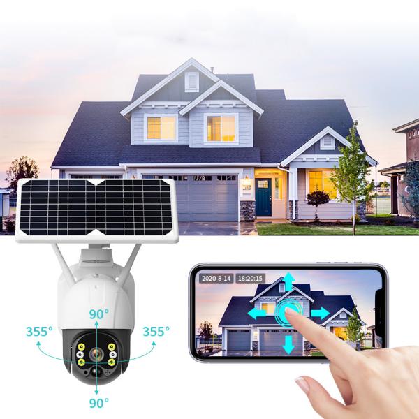 HD 1080P 4G WIFI Tuya Night Vision Wireless Solar Camera Two Way Audio Solar Waterproof