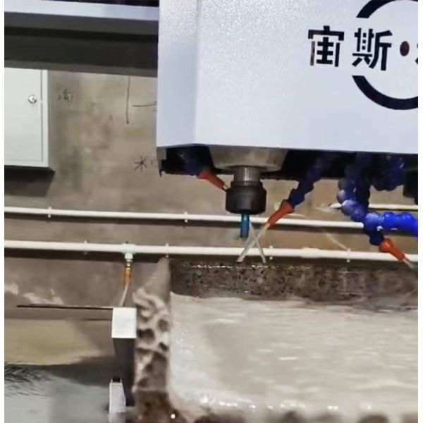 ZEUS Automatic Stone Grinding Equipment Flexible Manufacturing 1600mm Width Custom Jiemeikang Servo Motor 220v/380v 3000mm Max