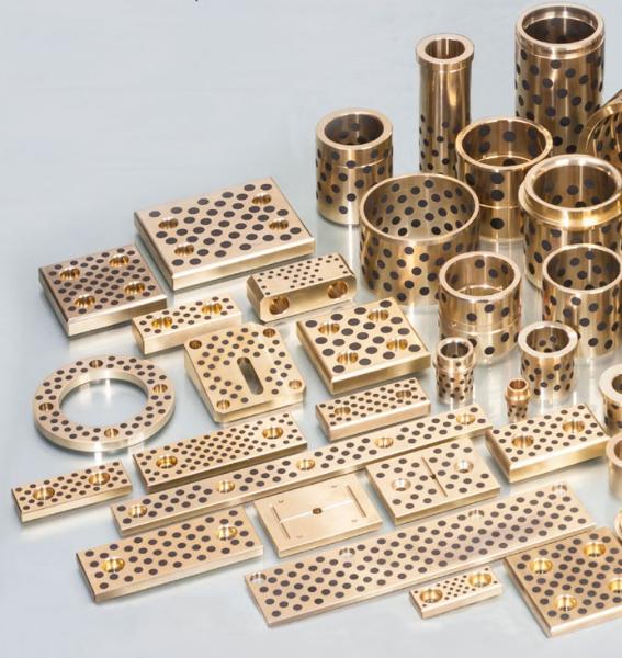 Cam Slide Bearings | Bronze Bushing With Graphite Plugs Guide Die Bushes