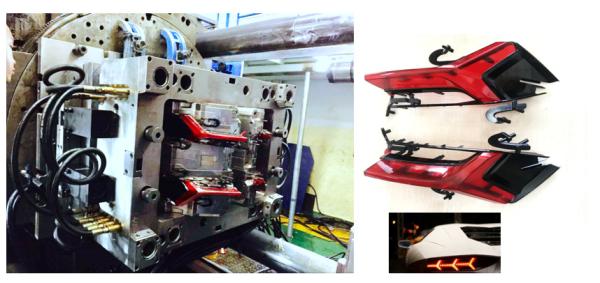 Automotive Plastic Mould double color parts Fully automatic production