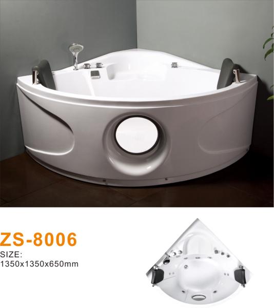 Therapeutic Acrylic Freestanding Spa Bath With Advanced Hydro-Jets For Wellness Centers Health Resorts Promoting Muscle Relaxation
