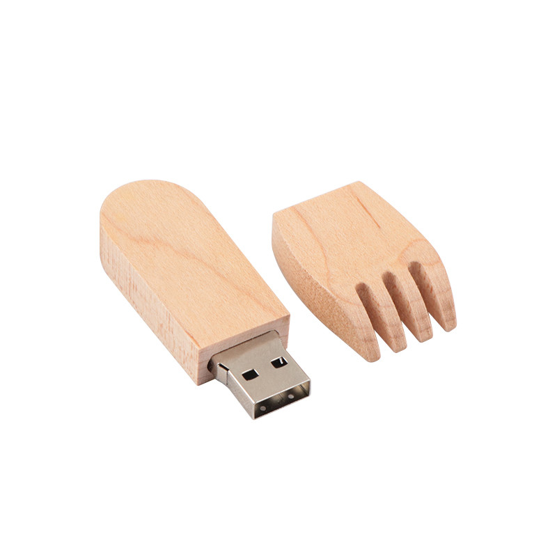 Настраиваемый логотип форкообразный деревянный USB производительность для совместимости ПК