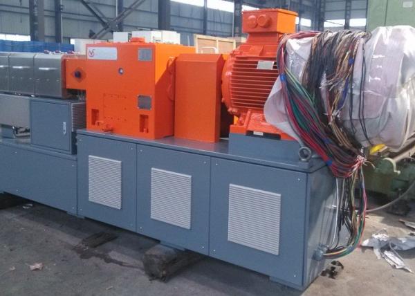 62.5mm Plastic Twin Screw Extruder Output 300 - 500 Kg / H ISO9001 Approval
