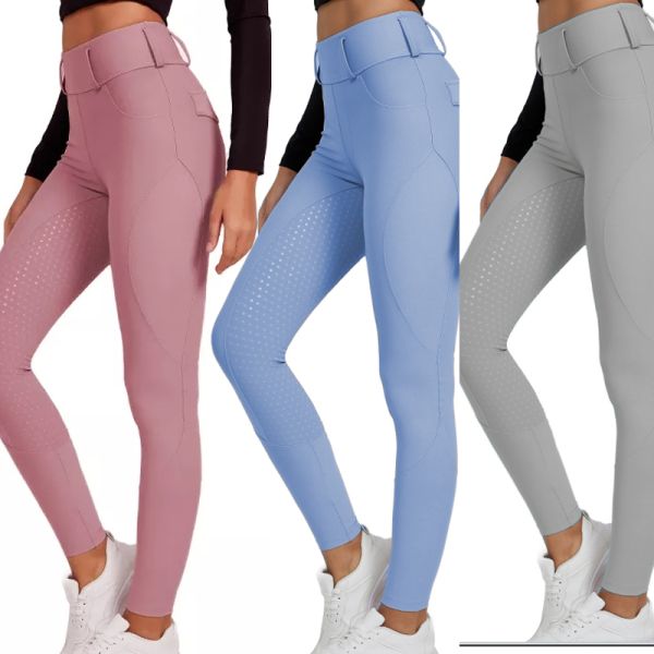 Breathable XXS Pink Horse Riding Pants Equestrian Ladies Breeches