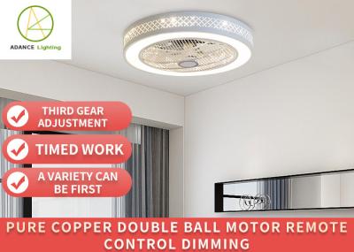 42 Inch Small Circular Ceiling Fan With Light 36W*2 60*60*28cm