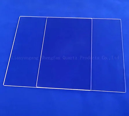 JGS2 High Purity UV Transparent Quartz Window Double Side Polished Round Fused Silica Wafer for Lab Photochemical Reactor