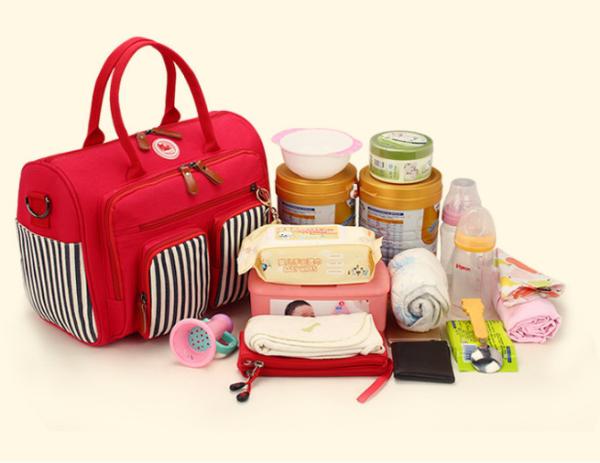High Capacity Waterproof Mommy Baby Bag Motherhood Bag Reusable