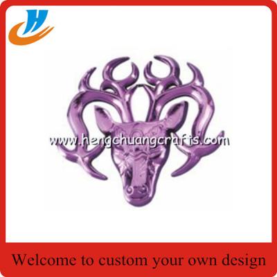 Colorful plated metal fridge magnets,magnet badge for promotion gifts