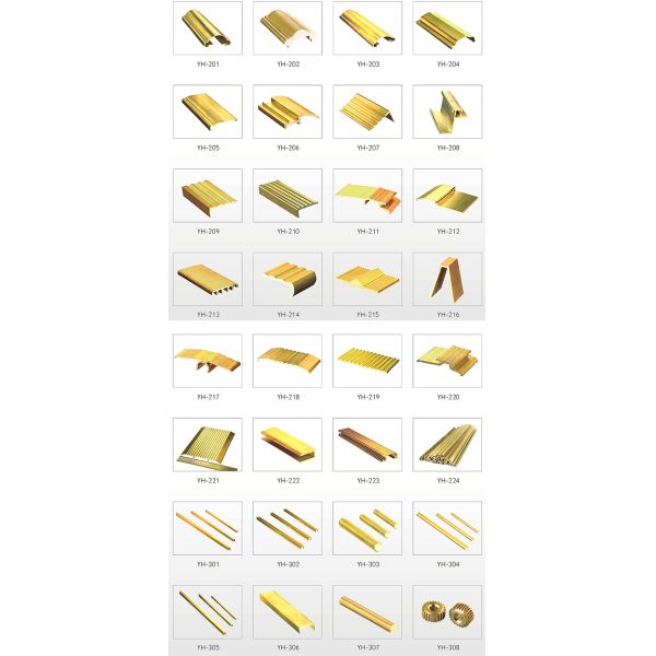 copper alloy extrusions section for building material