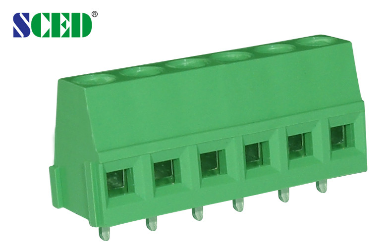 блоки силы винта PCB 300V 10A 5.00mm терминальные, прямоугольный вход провода