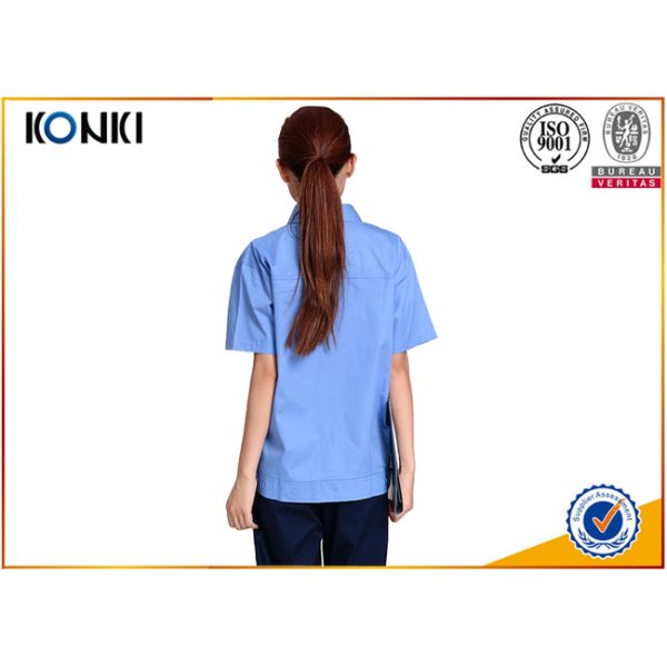 Comfortable Material Custom Work  Uniform Shirts With Short Sleeve