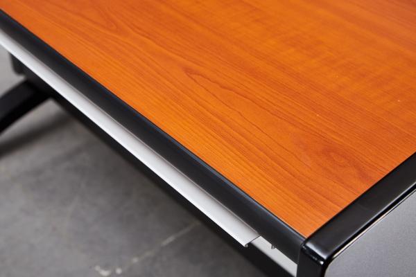 Industrial Control Room Wood Surface Three Person Operating Table with Easy Assemble