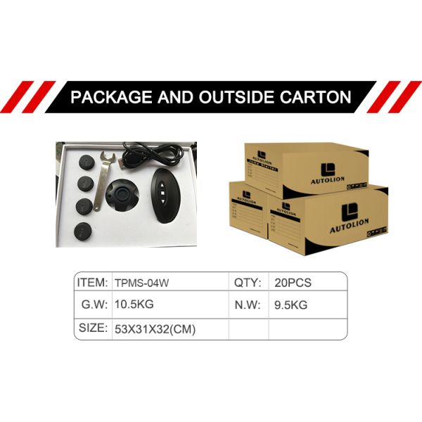 Safe Wireless Tyre Pressure Monitoring System , Auto Tyre Pressure Monitoring System