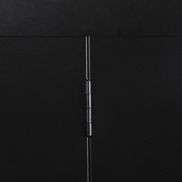 Black Shelf Folding Storage Cabinet Removable Fold Steel Storage Cabinet