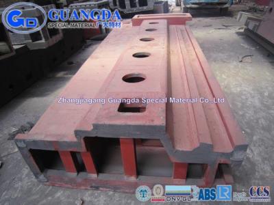 Large Rolling Mill Housing Casting Part Bed Casting Heavy Or Large Castings QT500-7, QT600