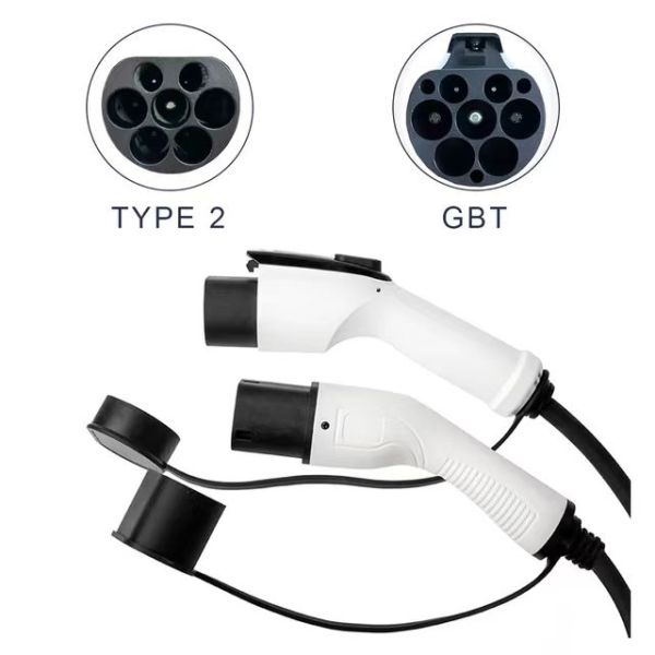 32A 1-Phase Type 2 Plug to GBTC IEC 62196 EV Cable and for Electric Vehicle Charging