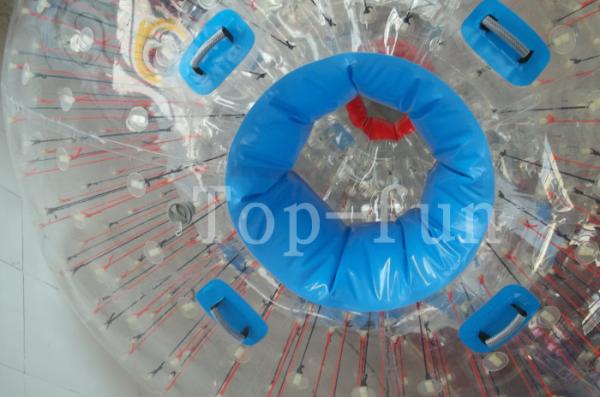bola abundante inflável transparente do PVC/TPU de 1.0mm para crianças e adultos/bola amortecedor do corpo