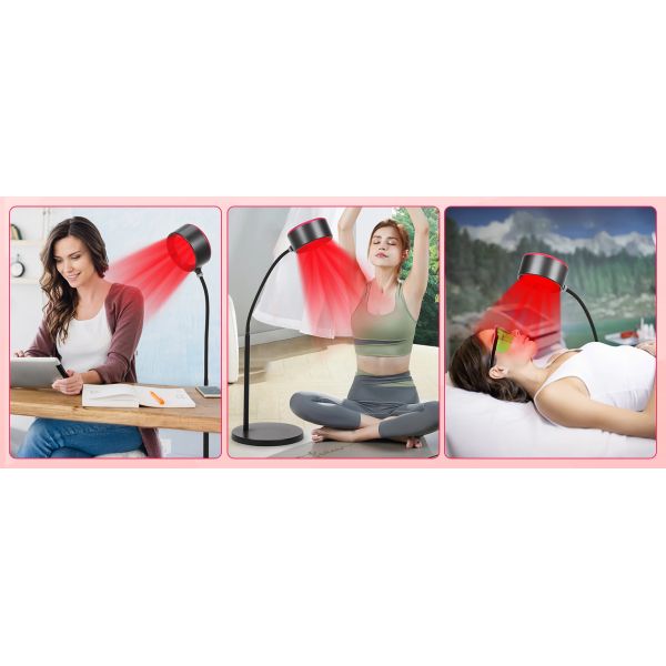Adjustable Height Red Light Therapy Light Remote Control Infrared Therapy Lights