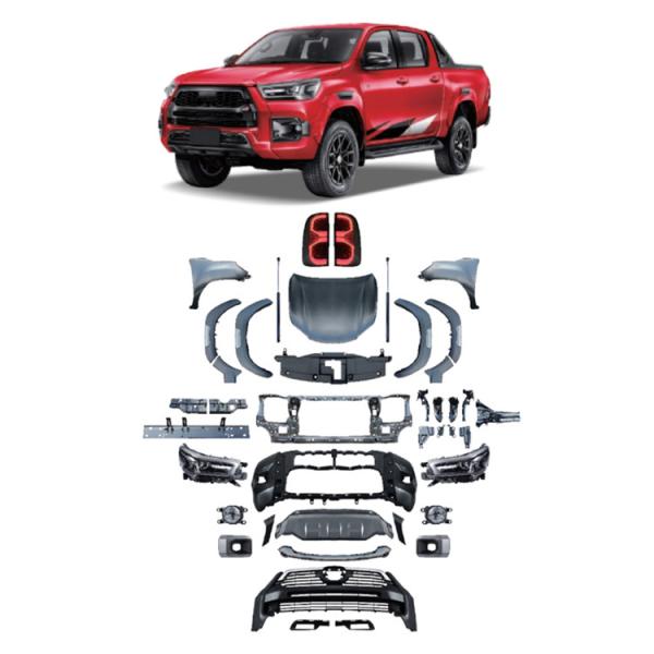 100% Tested Off-road Pickup Truck Body Kit for Toyota Hilux 2012-2021 Auto Car Accessories