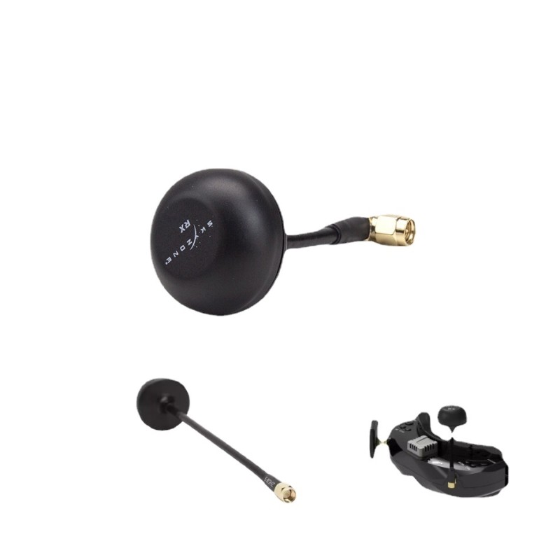 Skyzone 5.0/5.8G 150mm Video Glasses Antenna  Mushroom Antenna with SMA RHCP for FPV Drones Accessories