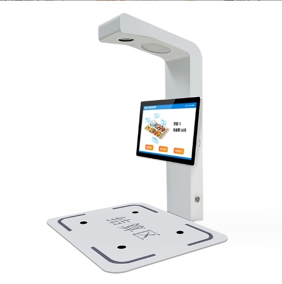 15.6 Inch Smart Dish Recognition Kiosk Intel 8MP Surveillance Camera Capacitive Touch Android Windows OS SDK Enabled Restaurant