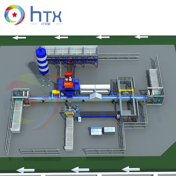 Производственная линия стенных панелей для искусственного камня повышает производительность