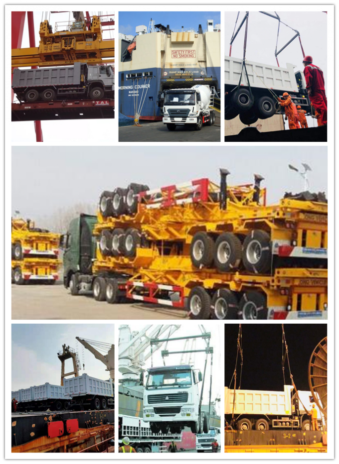 Напудрите трейлер Tipper тележки высоты большой емкости трейлера таможни Semi Semi