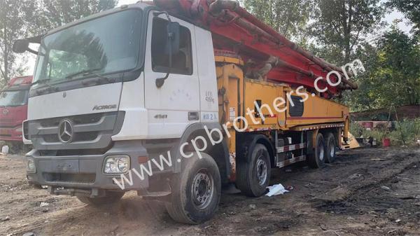 2013 Putzmeister 56m Pompes à béton à béton montées sur camion d'occasion avec projets de construction