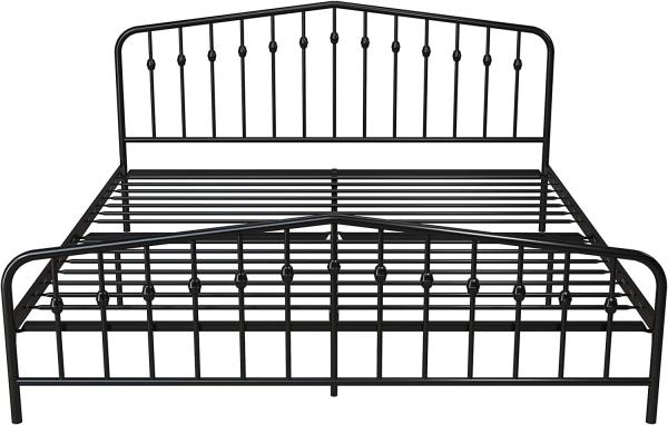 Antiwear Practical Queen Metal Bed , Multipurpose Metal Platform Bed Queen