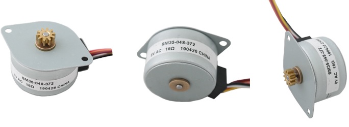 8v12v 24v мотор 35mm 4 участков шагая мотор 7,5 градусов Stepper для машины кофе
