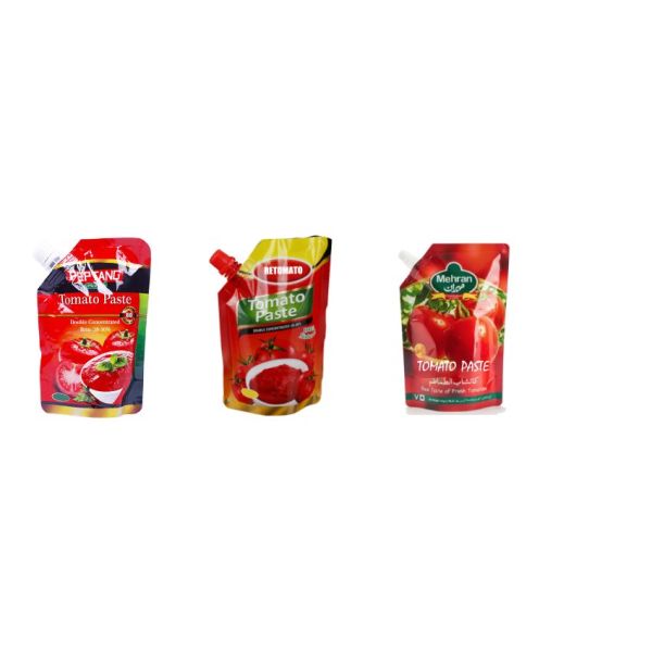 50 - 500 грамм Томатная паста Двойная концентрированная стоячая пакета с ротками