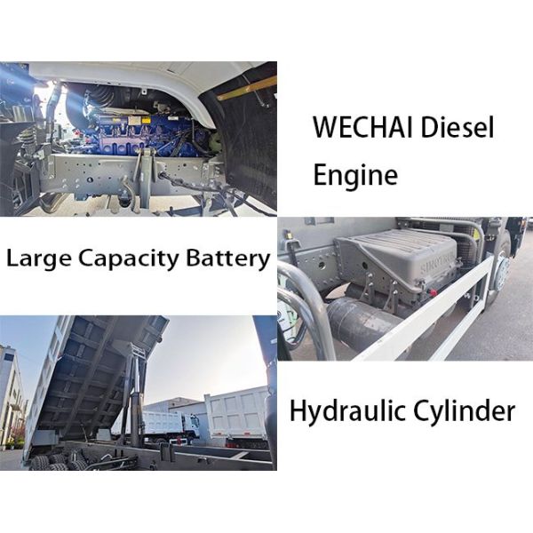 TITAN Howo 380 Sinotruk Howo 6x4 Dump Truck for Sale