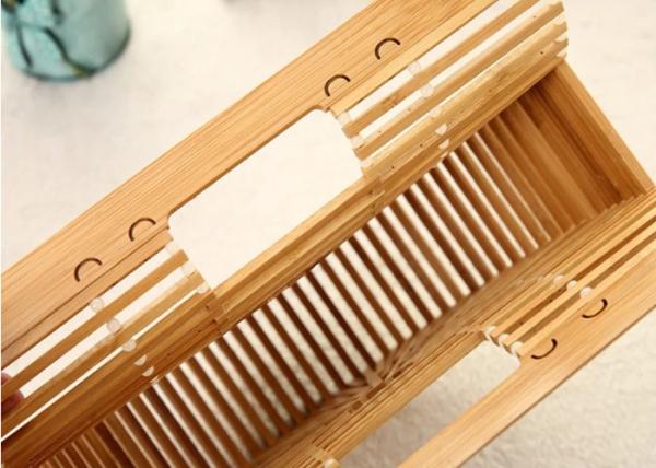 Ins Popular Women Charcoal Rattan Bamboo Clutch Bag , Open Closure Bamboo Handbag
