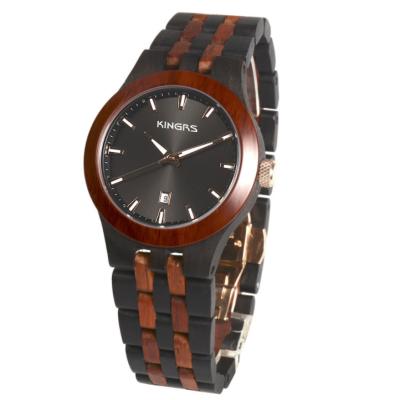 Fashion watches men luxury wrist natural wooden watches OEM watch ,Waterproof  Multifunction Quartz Movement Men Watch