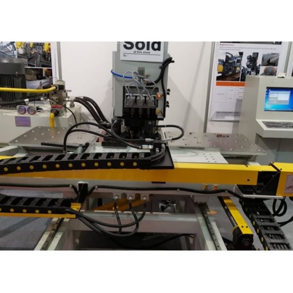 Construction Steel Plate Processing Plate Punching Marking Drilling Line Power Transmission Equipment