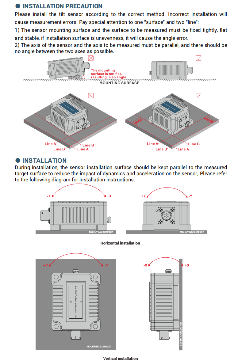 PDA826FL Dynamic Tilt Sensor for Wind Turbine Tower Sway Monitoring and Structural Health Assessment