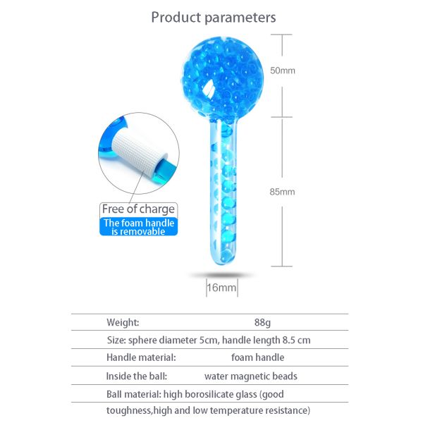 Ice Globes Facial Roller Skin Massagers Cooling Globes For Face Neck Anti Aging Tighten Skin Treatment Reduce Puffiness