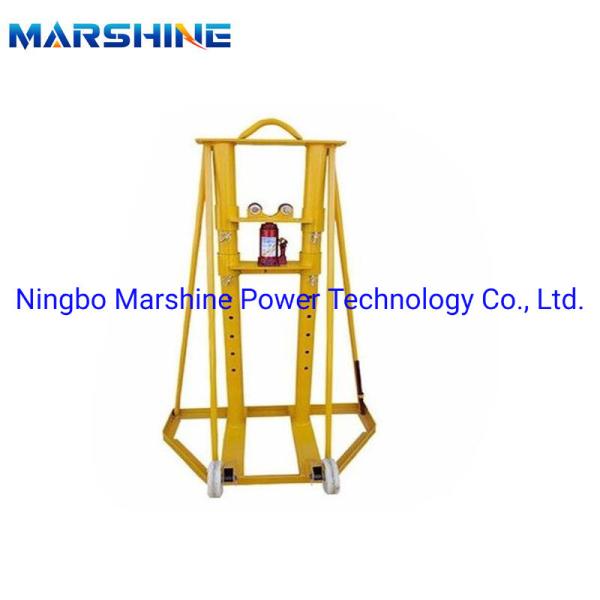 Heavy Load Hydraulic Cable Drum Jack 5 Ton Lifting Tools Adjustable
