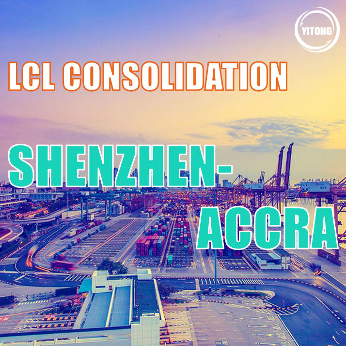 Shenzhen To Accra Ghana LCL International Shipping  Cargo Services Each Mon
