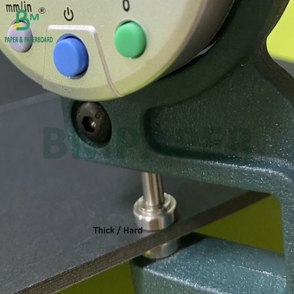 1.5mm 1200g 2mm 1600g Noir en carton massif à double face Noir profond 70 x 100cm