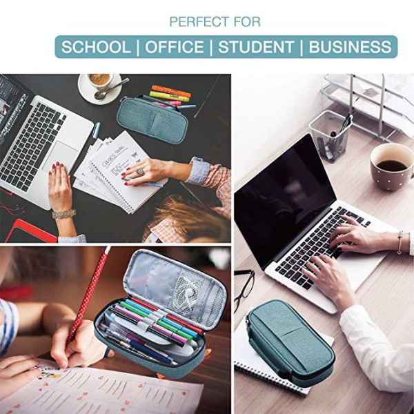 Handy Designed Zipper Pencil Bag / Fabric Pencil Pouch Case Fashionable