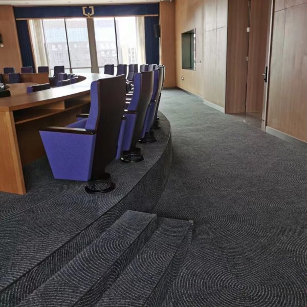 60.96cm*60.96cm Commercial Office Plush Printed Luxury Hotel Tile Carpet for Public Area