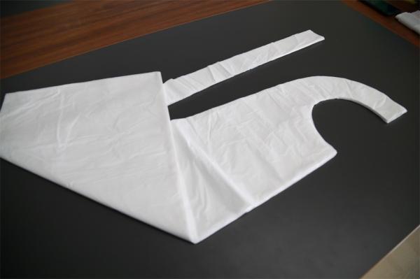 Polythene Disposable Plastic Aprons For Medical / Chef Aprons White Color